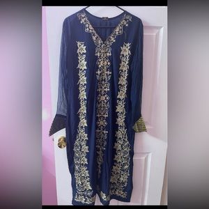 Beuatiful Pakistani Indian embroidered dress